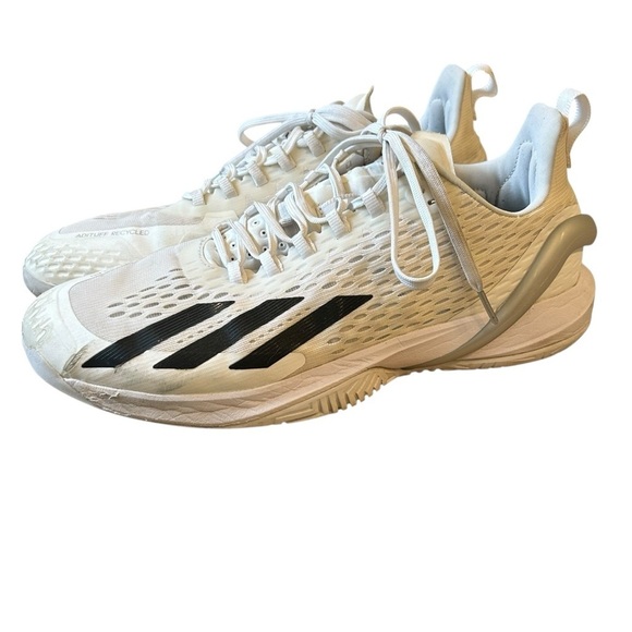 Adidas Lightweight Lightning Fast Tennis Pickleball Court Sneakers Size 11.5 - Picture 1 of 11